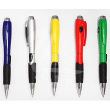 Plastic Ball Pen Shinning Light Pen with Multi Color